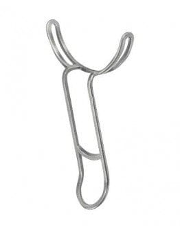 Stainless Steel Lip Doppio: Universal 17cm Retractor for Surgical Precision