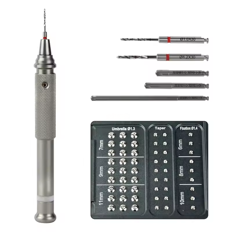 Planting GBR Bone Increment Tool Box Set Titanium Nails Tent Nails Membrane Nails Oral Bone Grafting Screws – Absolute Sport Srl Skeema Dental Italia, Implant Surgical Kits