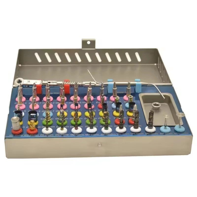 Set of 50 Pieces Kit Universal Implants, Bone Expander, High Quality Conical Drills Kit Implants – Absolute Sport Srl Skeema Dental Italia, Fräswerkzeuge