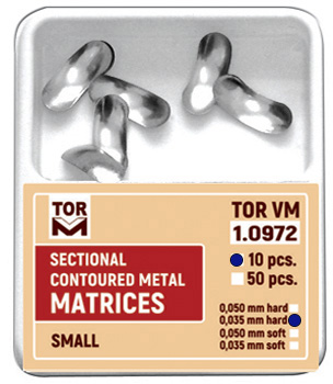 Sectional Contoured Matrices Small 0.035 mm, Soft