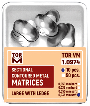 Sectional Contoured Matrices Large with Ledge