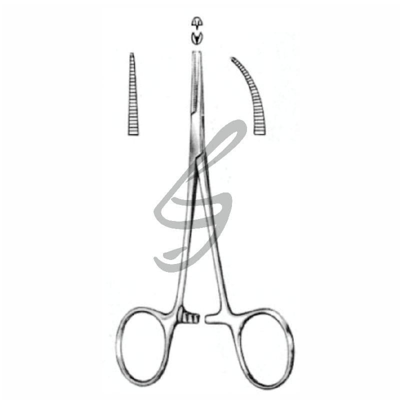 Halsted Mosquito 1x2Zähne Arterienklemme – Soligs, Chirurgische Instrumente