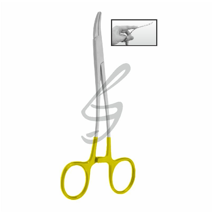Dopplet Gebogener Nadelhalter TC – Soligs, Surgical Instruments