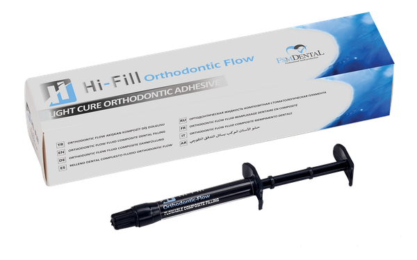 HI-FILL Orthodontic Flow / Işıkla Polimerize Olan Nano Hibrit Ortodontik Adeviz