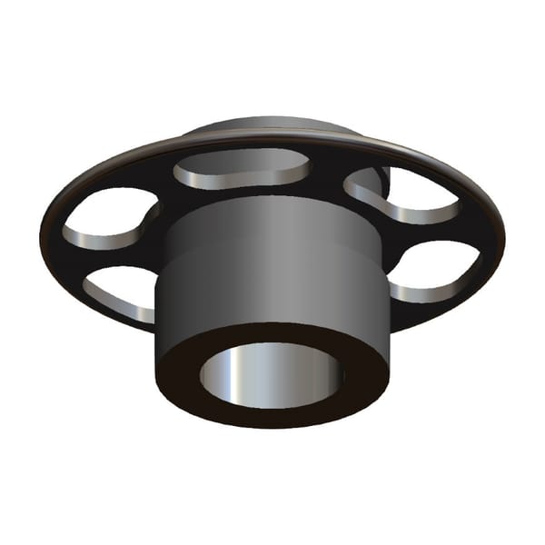 Titanmagnetics® Epithesenmagnet T-Line D5,8/H5,7 Universal mit Retentionsring U.00.02.T570