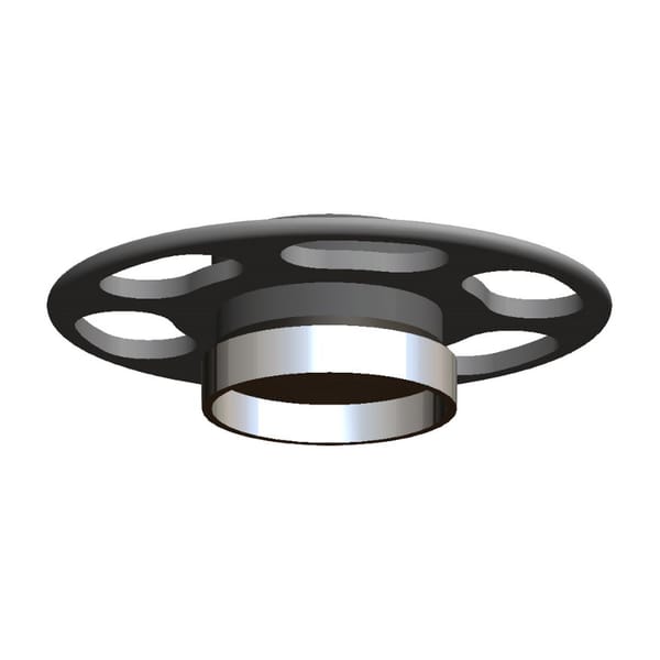 Titanmagnetics® Epithesenmagnet X-Line D4,8/H2,65 Universal mit Kragen und Retentionsring U.00.02.X265K