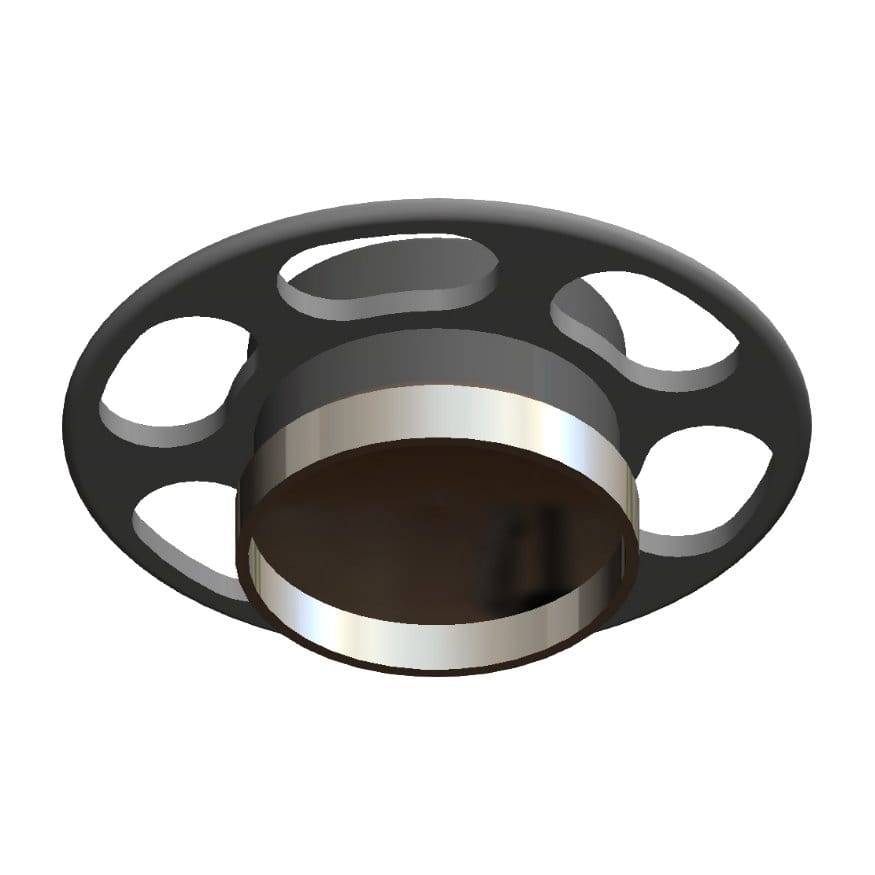 Titanmagnetics® Prothesenmagnet Z-Line D5,8/H3,15 Universal mit Kragen und Retentionsring U.00.02.Z315K – steco-system-technik GmbH & Co. KG, Sonstiges