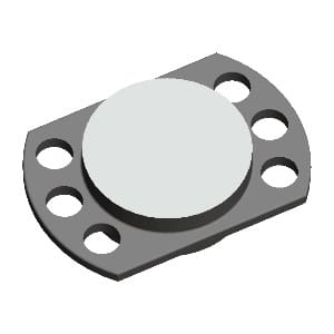 Titanmagnetics® Obturatormagnet W-Line D6,8/H2,65 Universal mit Flügelretention V.00.08.W265