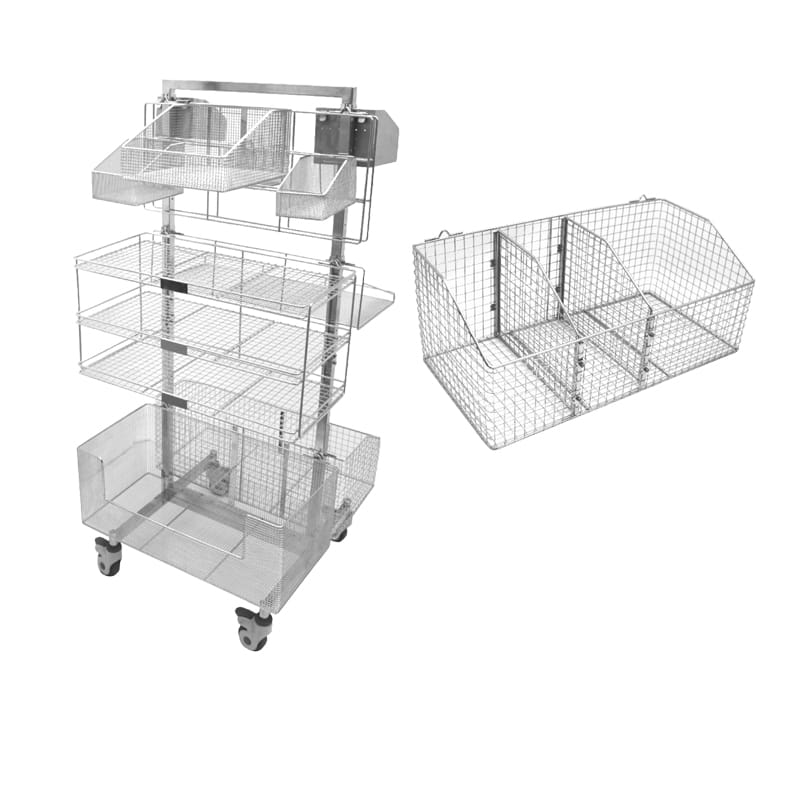 Transportation Baskets YMB-4818 YMB-4820 – Steritrays Yarsons International, Trays, Sterilization Containers and Accessories