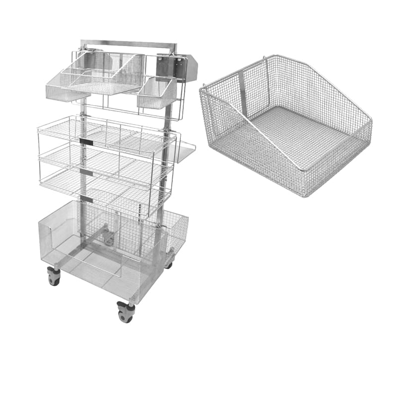Transportation Baskets YMB-4830 YMB-4832 – Steritrays Yarsons International, Trays, Sterilization Containers and Accessories
