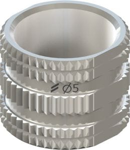 Sleeve, Ø 5mm, H 5mm, guided, stainless steel – Straumann