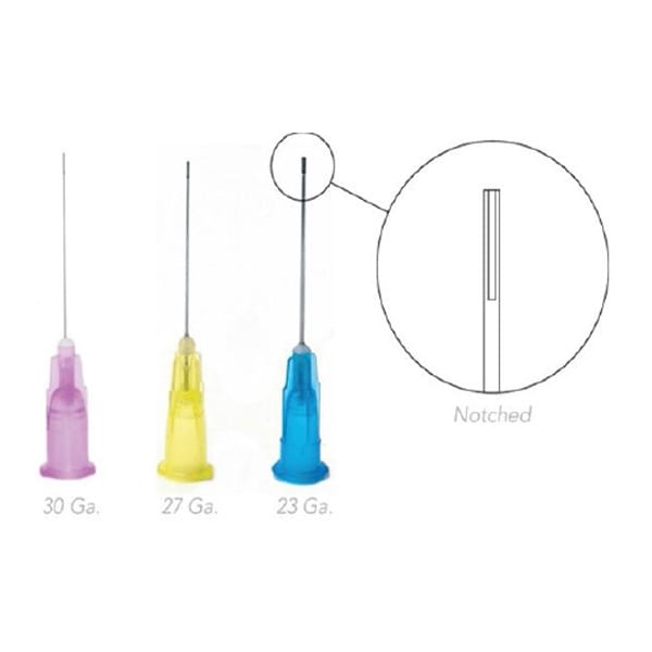 Dental Endo Irrigation Needle Tips (Slotted and side-vented, 1")