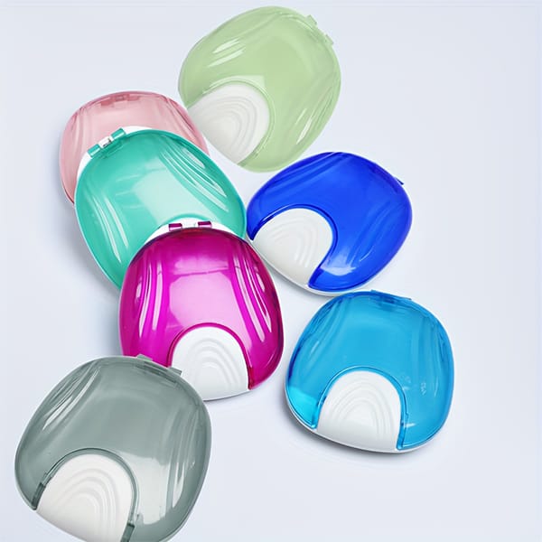 Boîte à appuyer pour prothèse 12 PCS couleurs assorties