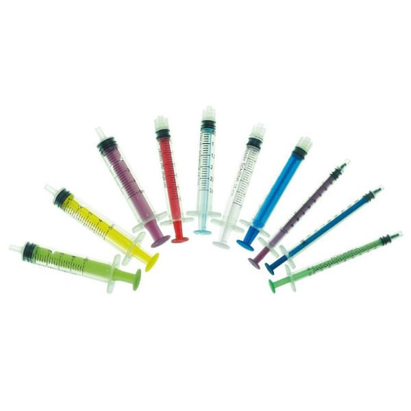 Luer-lock Endo Irrigation Syringes 3ml – blue (non-sterile) 100 pcs/pk