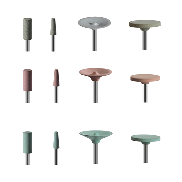 Acrylpolierer für Porzellan/Prothese 12 St./VE – THOMSEN DENTAL PTY LTD, Polishing Points & Cups