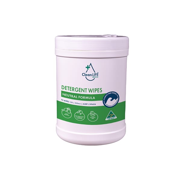 CleanLIFE Detergent Wipes Canister – THOMSEN DENTAL PTY LTD, Disinfection