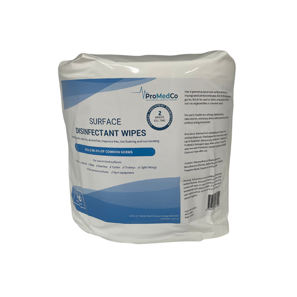 ProMedCo Surface Disinfectant Wipes – Refill – THOMSEN DENTAL PTY LTD, Surface Disinfectants & Cleaners