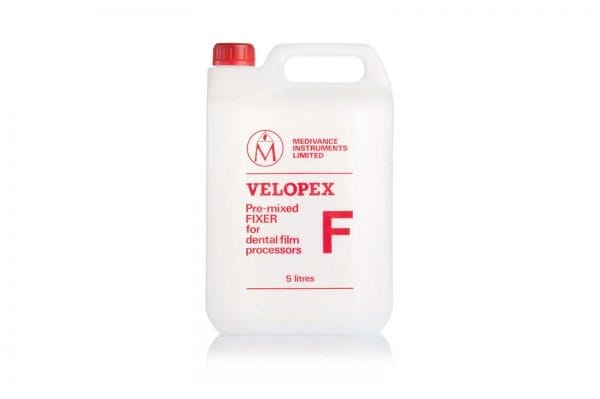 Velopex Radiographische Chemikalie – Röntgenfixierer – Medivance Instruments Limited Ltd, Röntgenzubehör