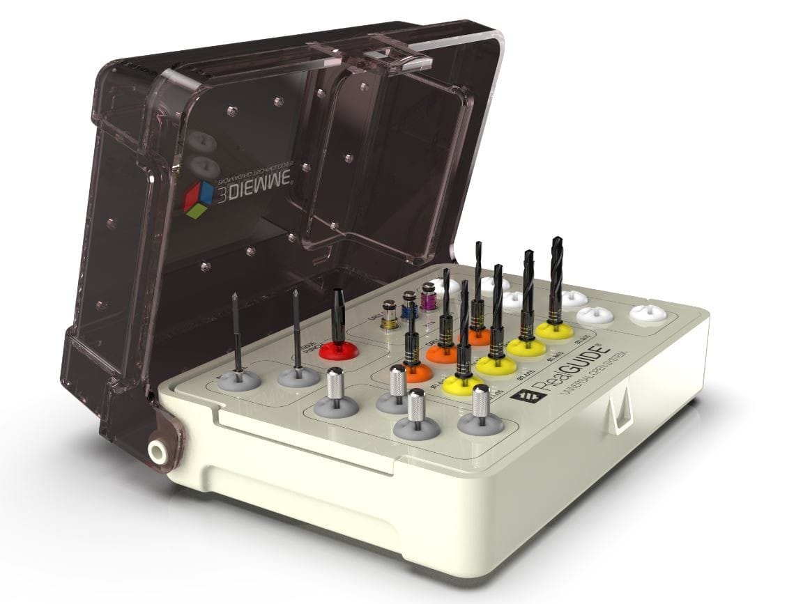 Mini-kit chirurgico RealGUIDE - Con sistema di fissaggio dima – 3DIEMME S.r.l., Systemunabhängige Instrumente und Zubehör