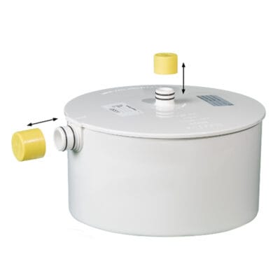 Amalgam separator for semi-dry suction RCT1 – 4TEK SRL, Kompressoren + Absaugung