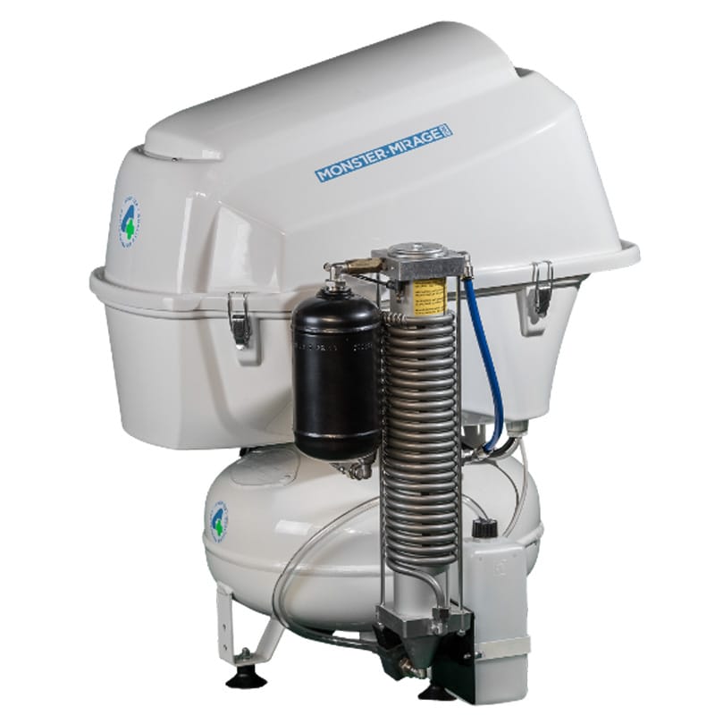 Silent compressor with dryer MOMIR 130E – 4TEK SRL, Produits d'implantologie