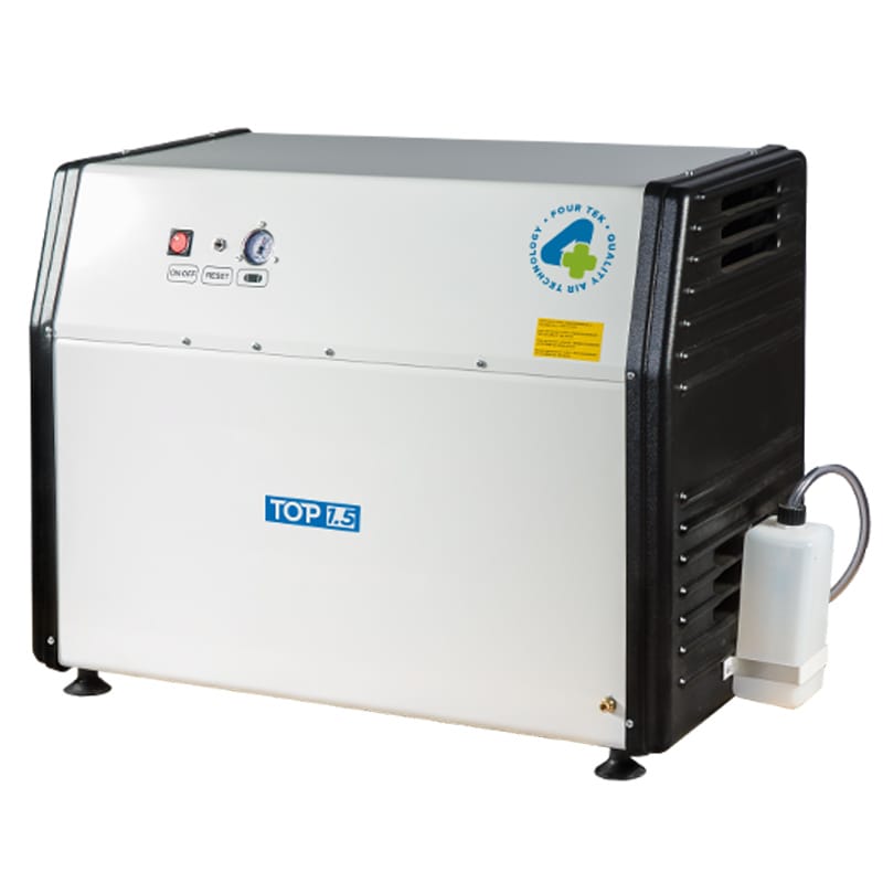 Silent dental compressor 30 liters TOP 1,5 – 4TEK SRL, Compressors + Suction