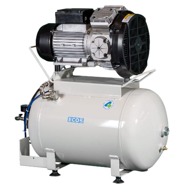2-cylinders Dental Compressor 50 Liters ECO2