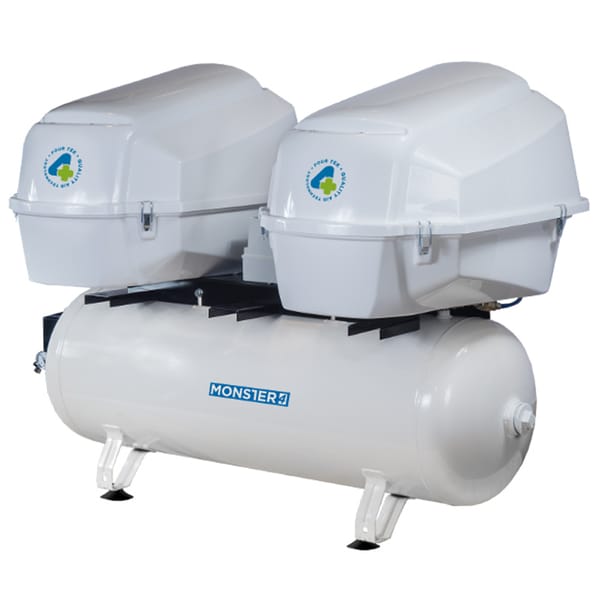 Silent compressor 150 liters MONSTER 4