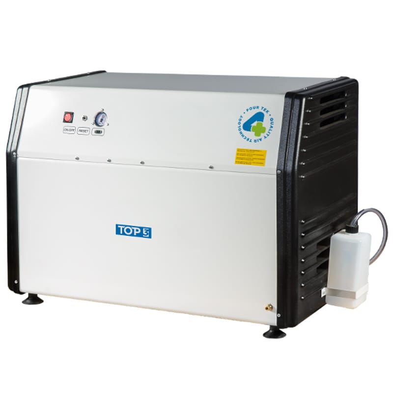 Silent dental compressor 30 liters TOP 3 – 4TEK SRL, Compressors + Suction