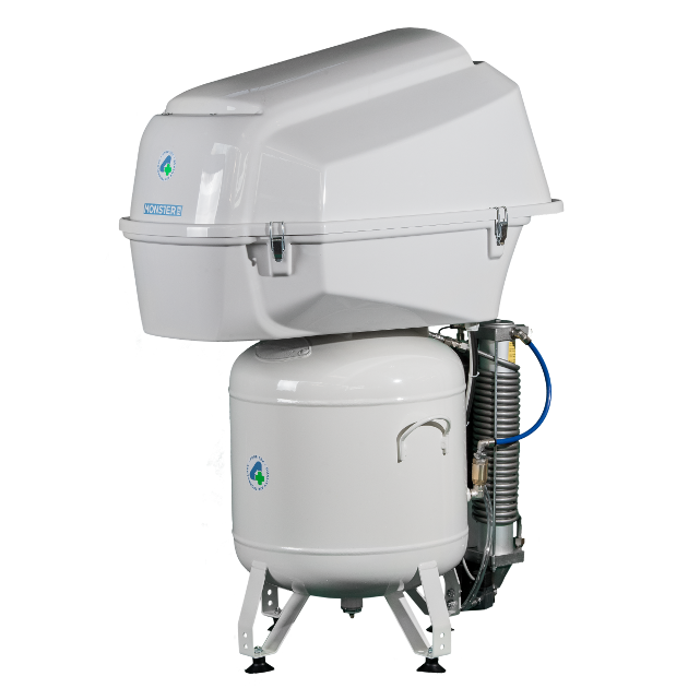 Silent compressor with dryer MONSTER 2E – 4TEK SRL, Produits d'implantologie