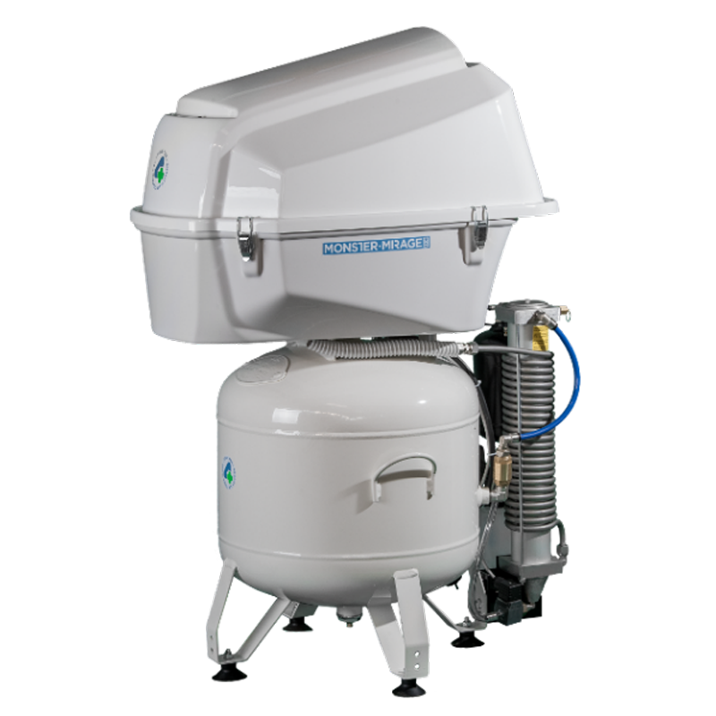Silent compressor 40l with dryer MOMIR 134E – 4TEK SRL, Compressors + Suction