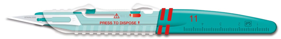 Sicherheitsskalpell – KIATO Plus Chirurgisches Sicherheitsskalpell – Aditya Dispomed Products Pvt. Ltd., Skalpelle und Zubehör