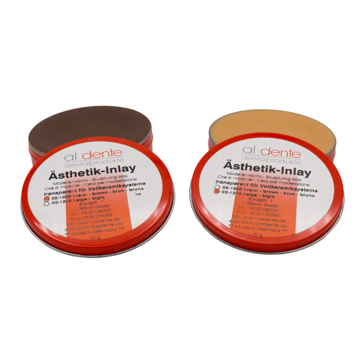 Aesthetic-Inlay – al dente Dentalprodukte, Wachse