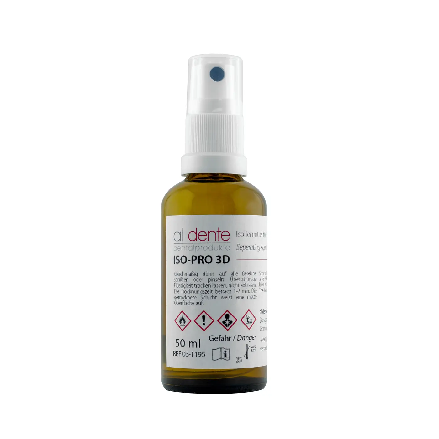 ISO PRO 3D – Agent isolant – al dente Dentalprodukte, Scanning Sprays