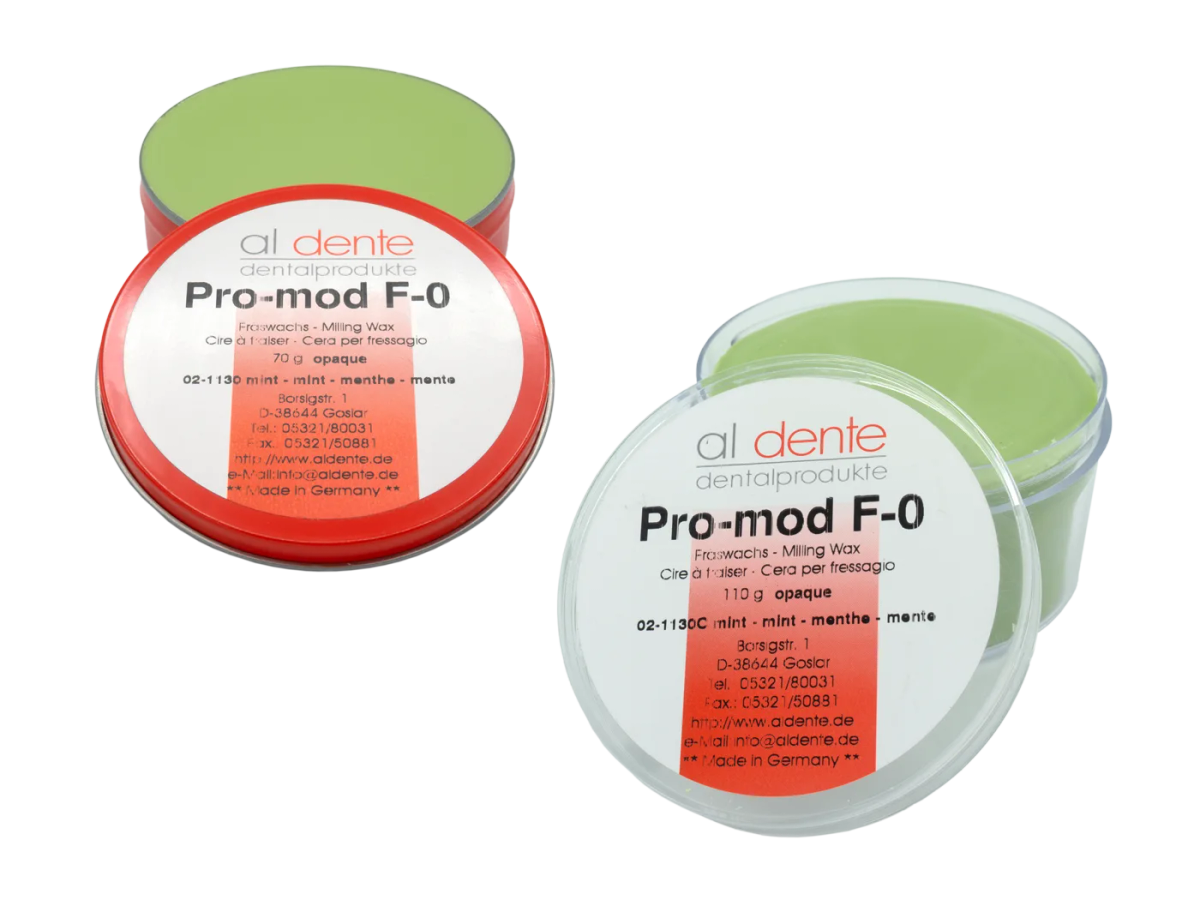 Pro-Mod F-0 mint opaque – al dente Dentalprodukte, Waxes