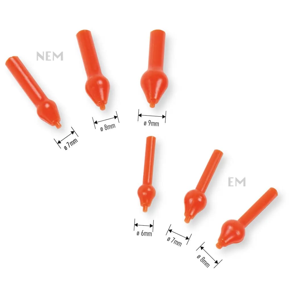 Starter Kit Casting Sprues "NEM" 7/8/9 mm, 210 pcs. – al dente Dentalprodukte, Schmelztiegel, Gussküvetten und Zubehör