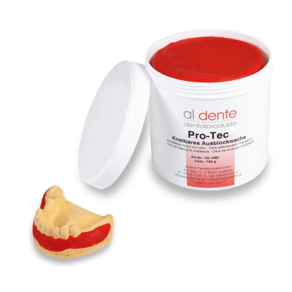 Pro-Tec Kneadable Block-Out Wax red, 750 g