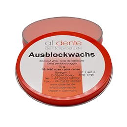 Blockout wax pink, 70 g – al dente Dentalprodukte, Dental Waxes