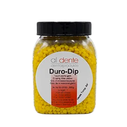 Duro-Dip dipping wax, yellow, 300 g – al dente Dentalprodukte, Dental Waxes