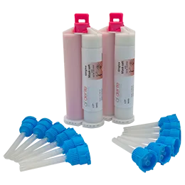 Gingiva Mask soft 2 x 50 ml + 12 mixing tips – al dente Dentalprodukte, Ceramic Materials