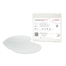 Combiloc Plus transparent, Ø 120 mm – al dente Dentalprodukte, Tiefziehfolien und -platten