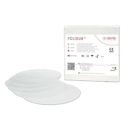 Folidur N, transparent, Ø 120 mm – al dente Dentalprodukte, Thermoforming Foils and Sheets