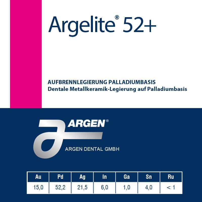 Argelite 52+ – ARGEN Dental, Alloys and Solders