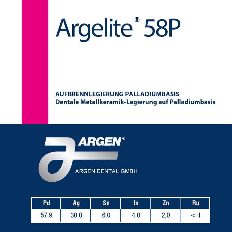 Argelite 58 P – ARGEN Dental, Alloys & Alloy Accessories