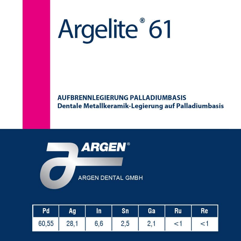 Argelite 61 – ARGEN Dental, Legierungen und Lote