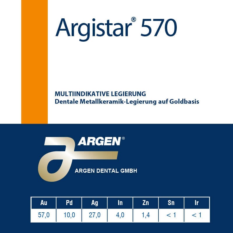 Argistar 570 – ARGEN Dental, Legierungen und Lote