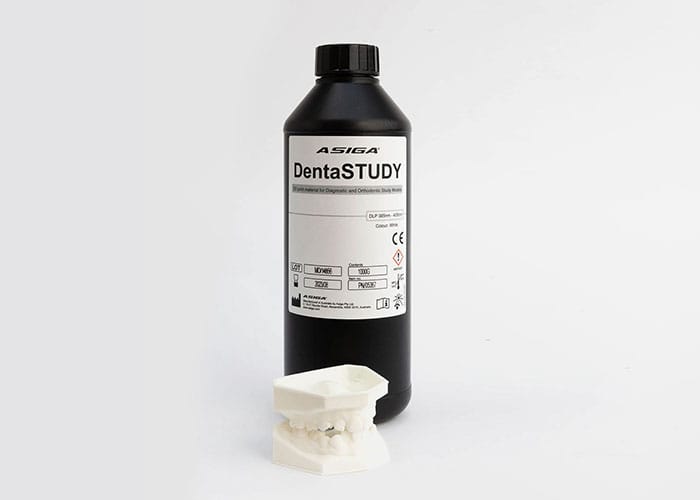 Asiga DentaSTUDY – Asiga Pty Ltd, Printing Resins