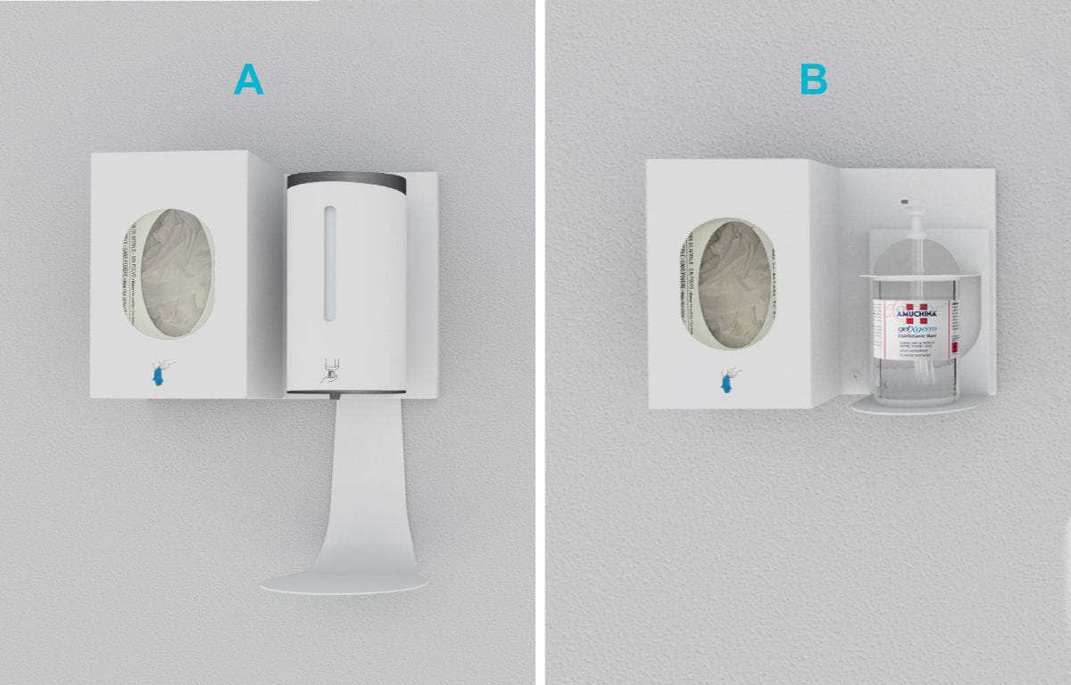 Pannello COVID-19 – ASTRA MOBILI METALLICI, Surface Disinfection