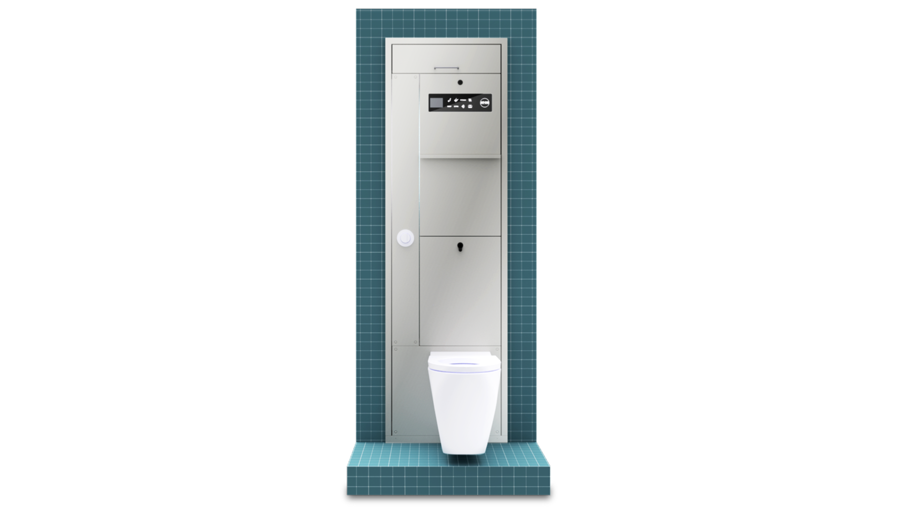 AF2.45M Unterputz-Steckbeckenspüler mit WC-Spülung und integriertem Dampfgenerator
