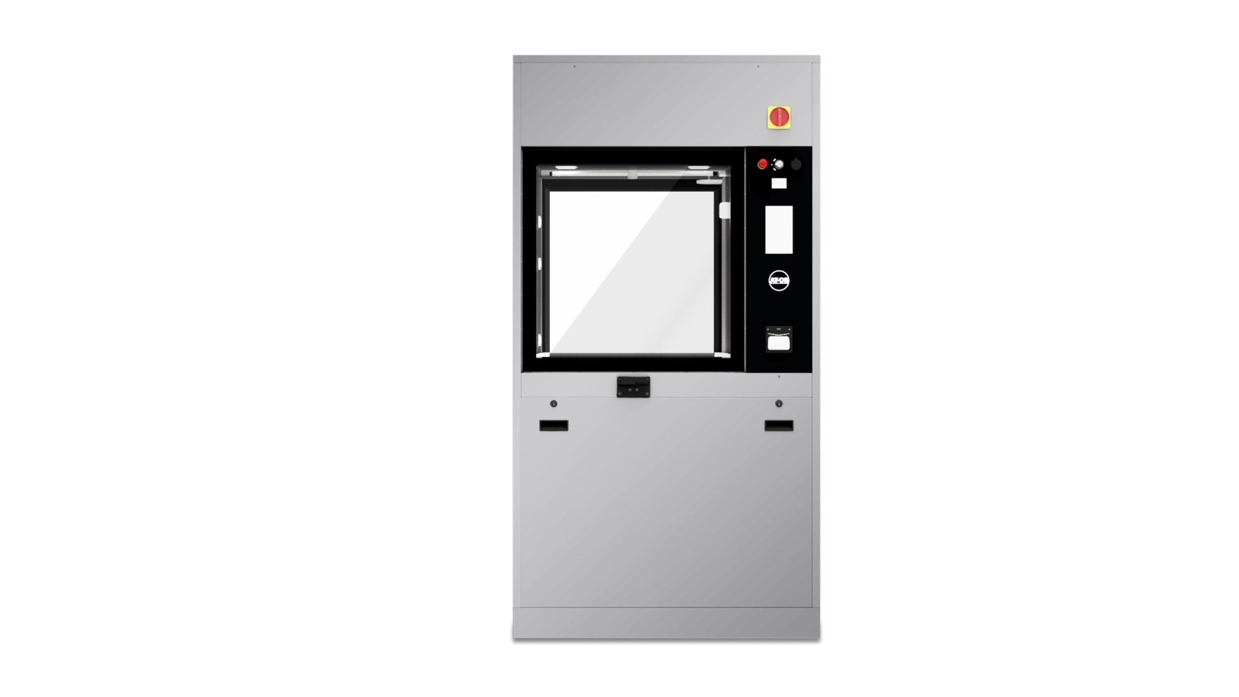 Laveur-désinfecteur à double porte automatique en verre et séchage